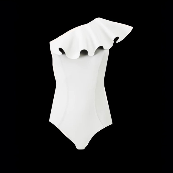 Lisa Marie Fernandez / One piece swimsuit, Arden flounce maillot / Size … - Picture 3 of 11